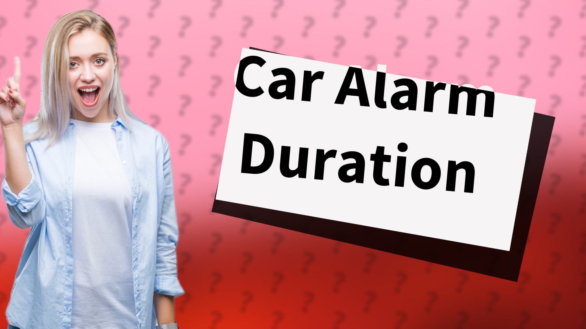 Car Alarm Duration