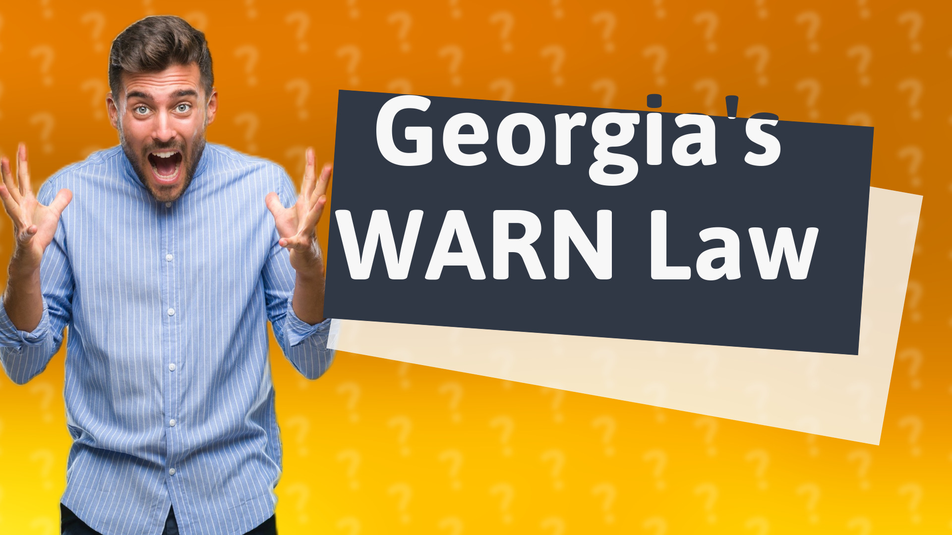 Georgia's WARN Law