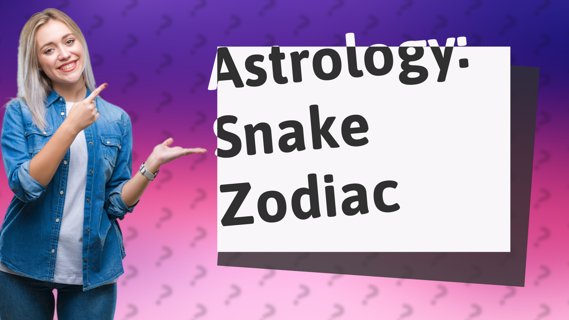 Astrology: Snake Zodiac