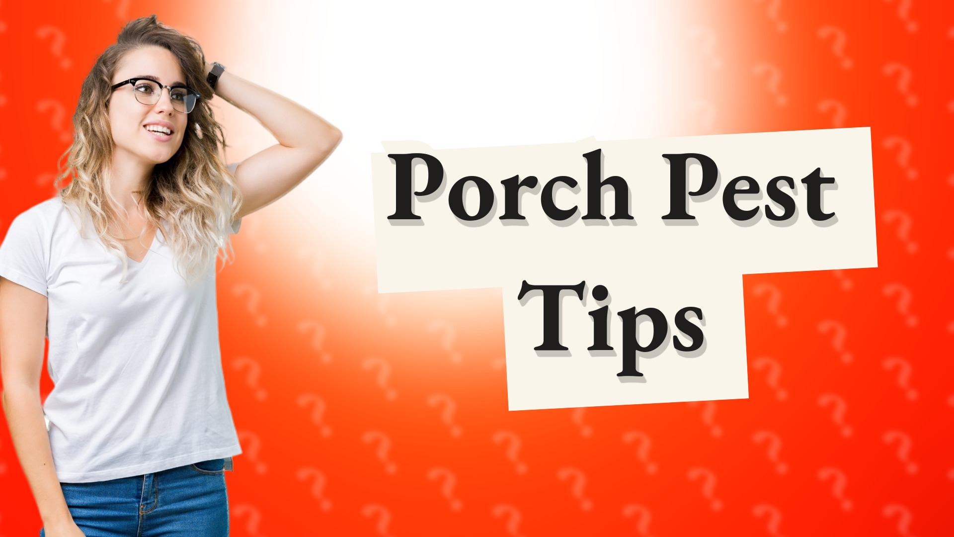 Porch Pest Tips