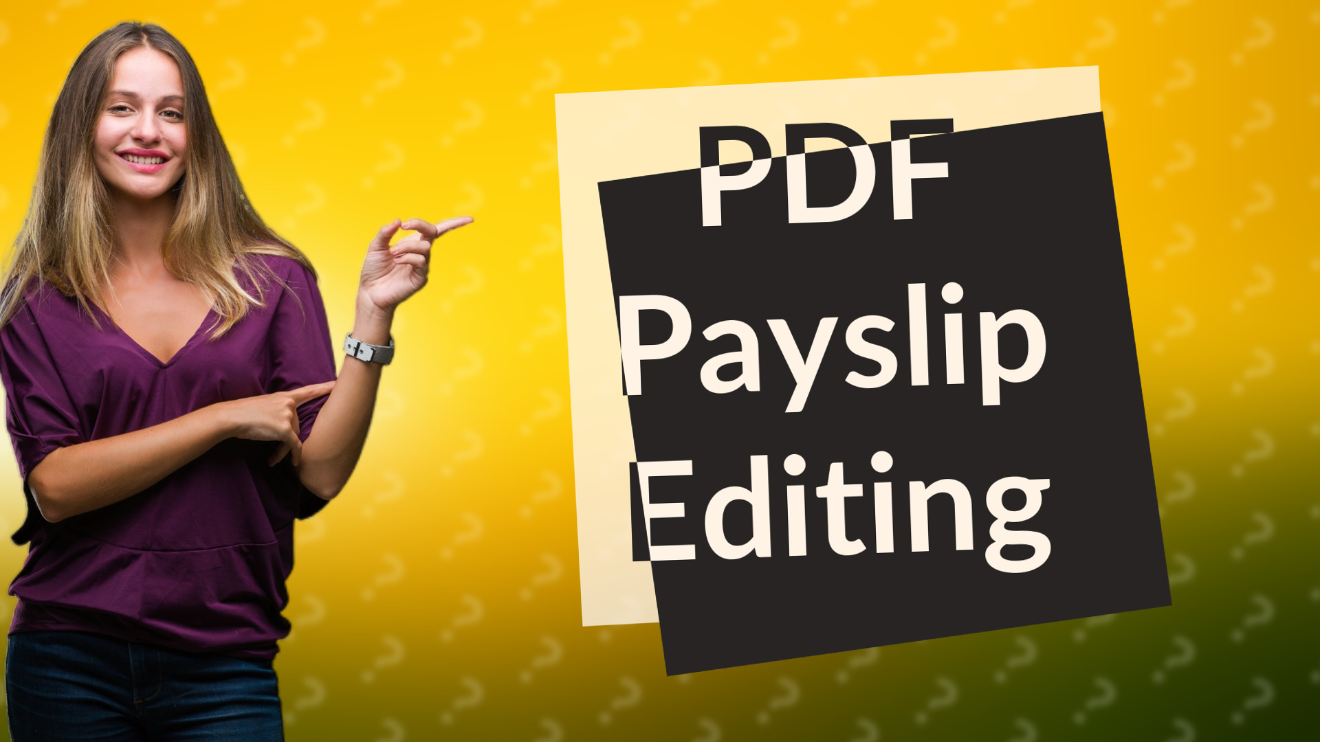 PDF Payslip Editing
