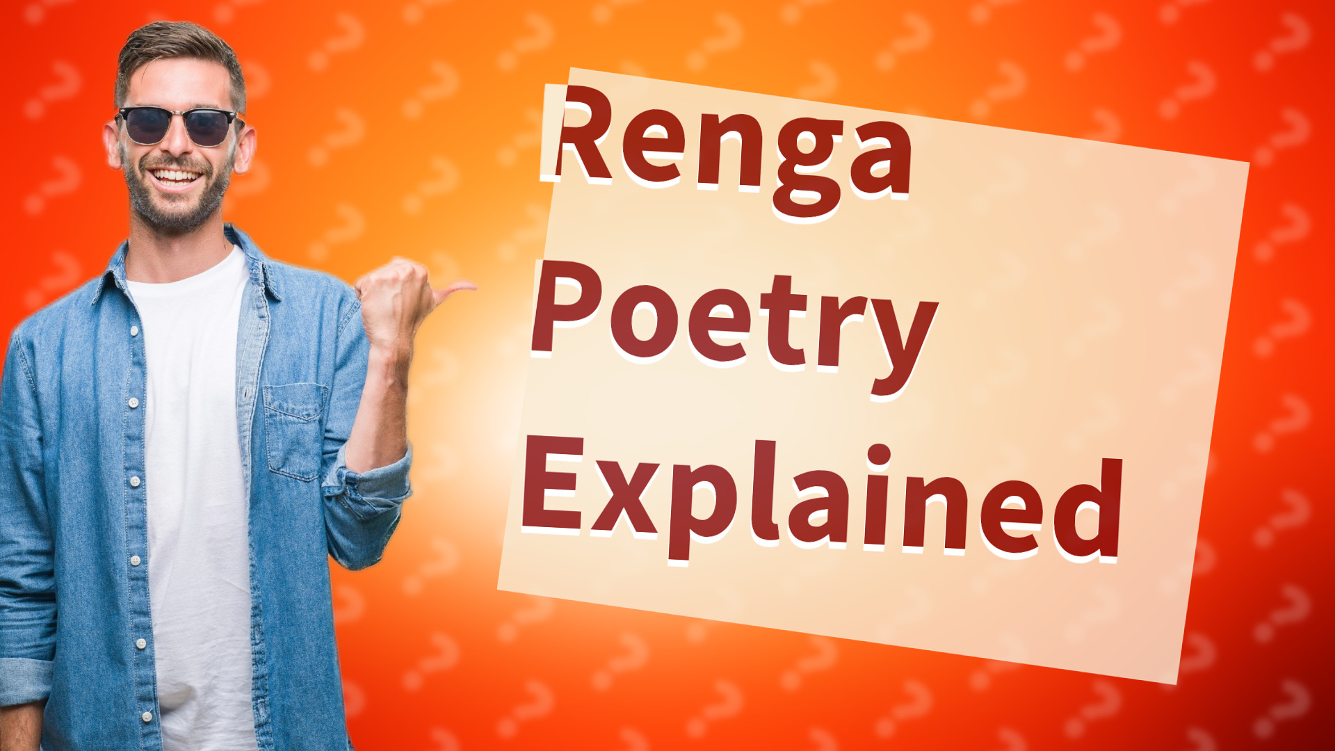 Renga Poetry Explained
