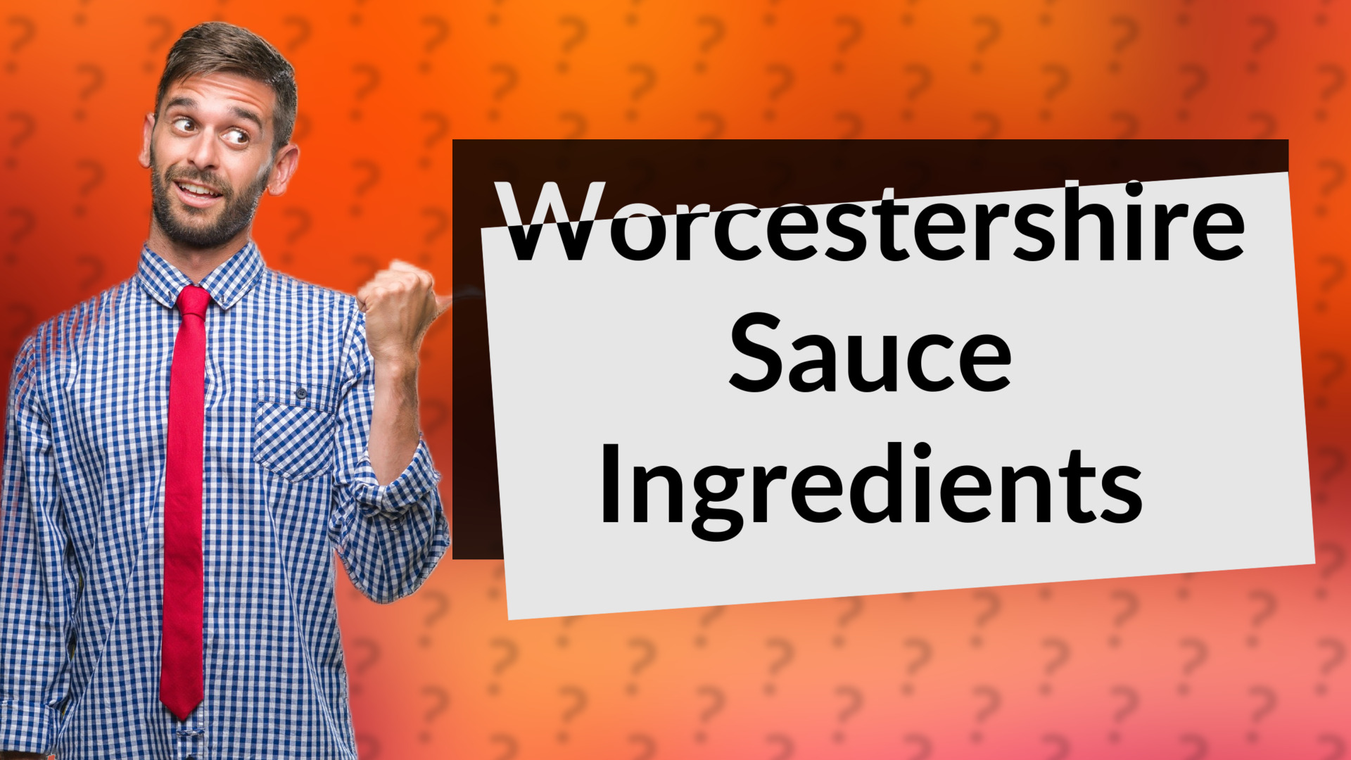 Worcestershire Sauce Ingredients