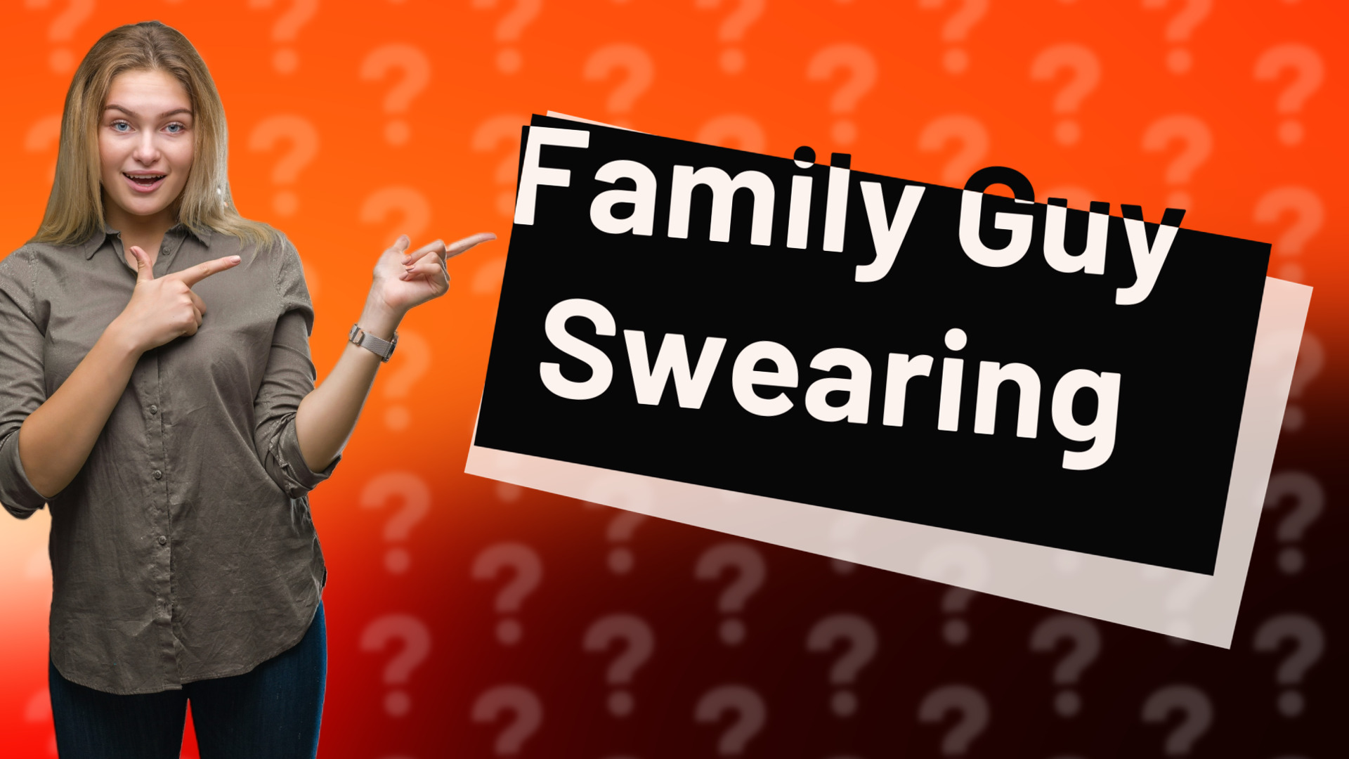 Family Guy Swearing