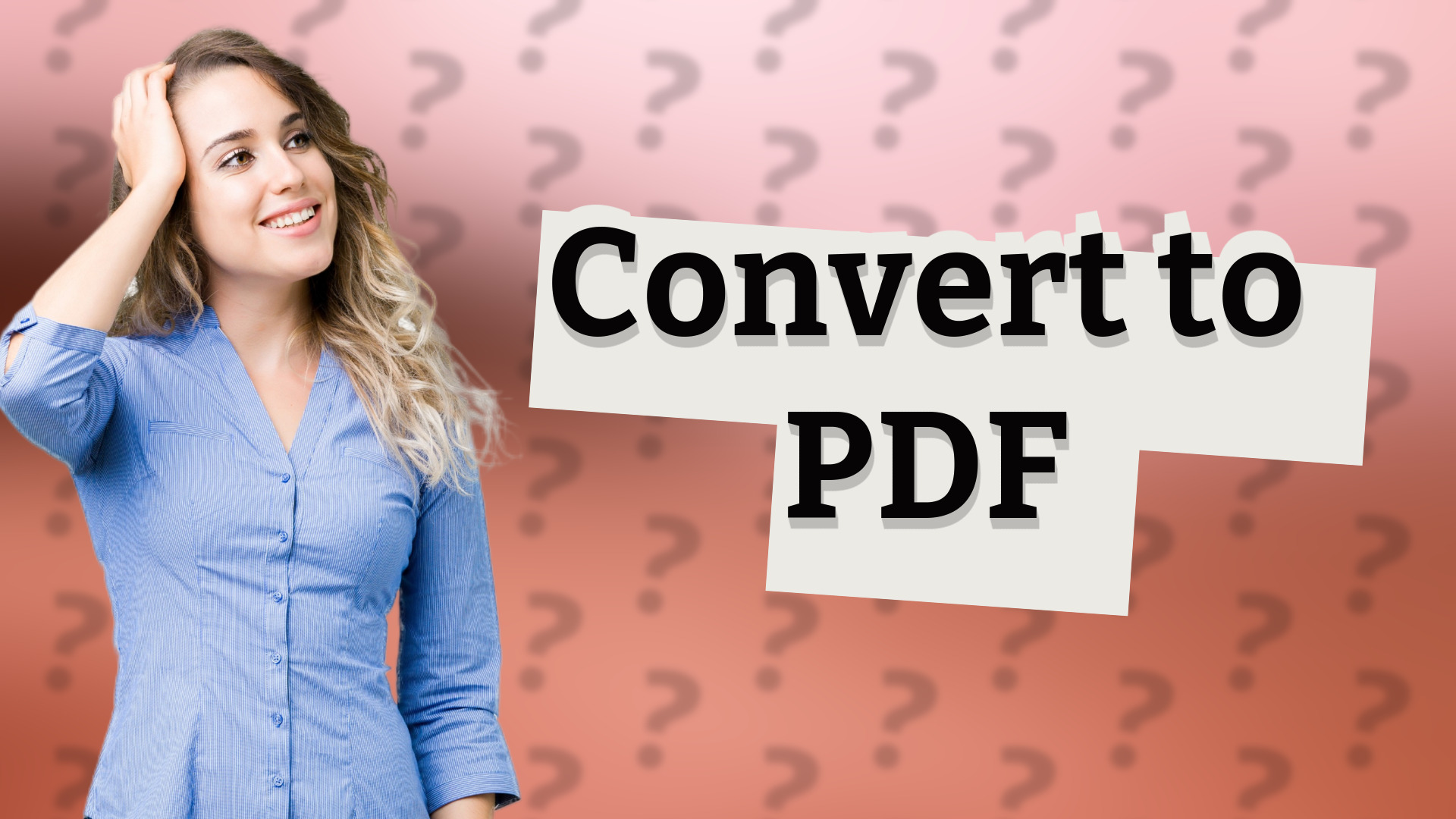 Convert to PDF