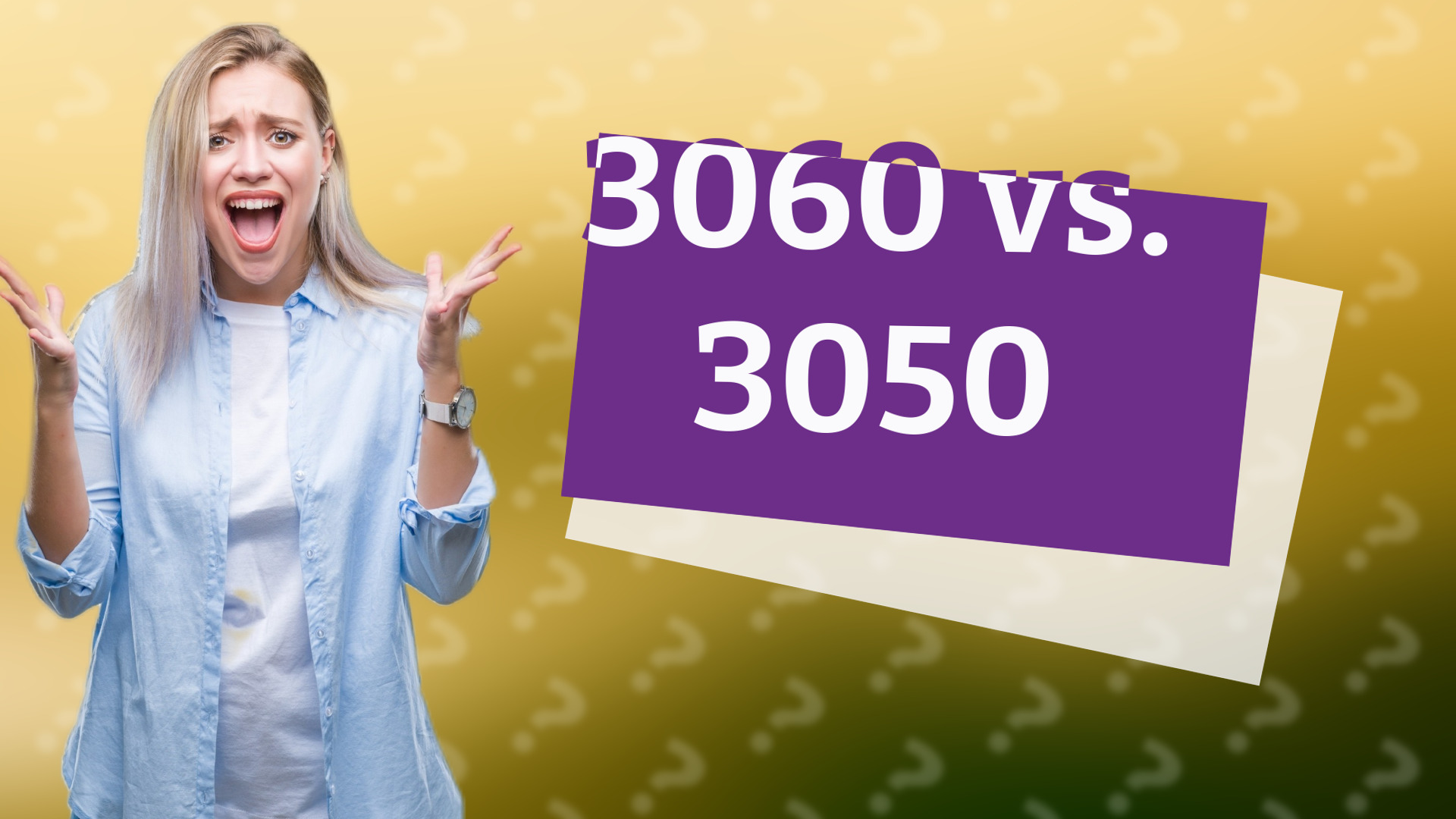 3060 vs. 3050