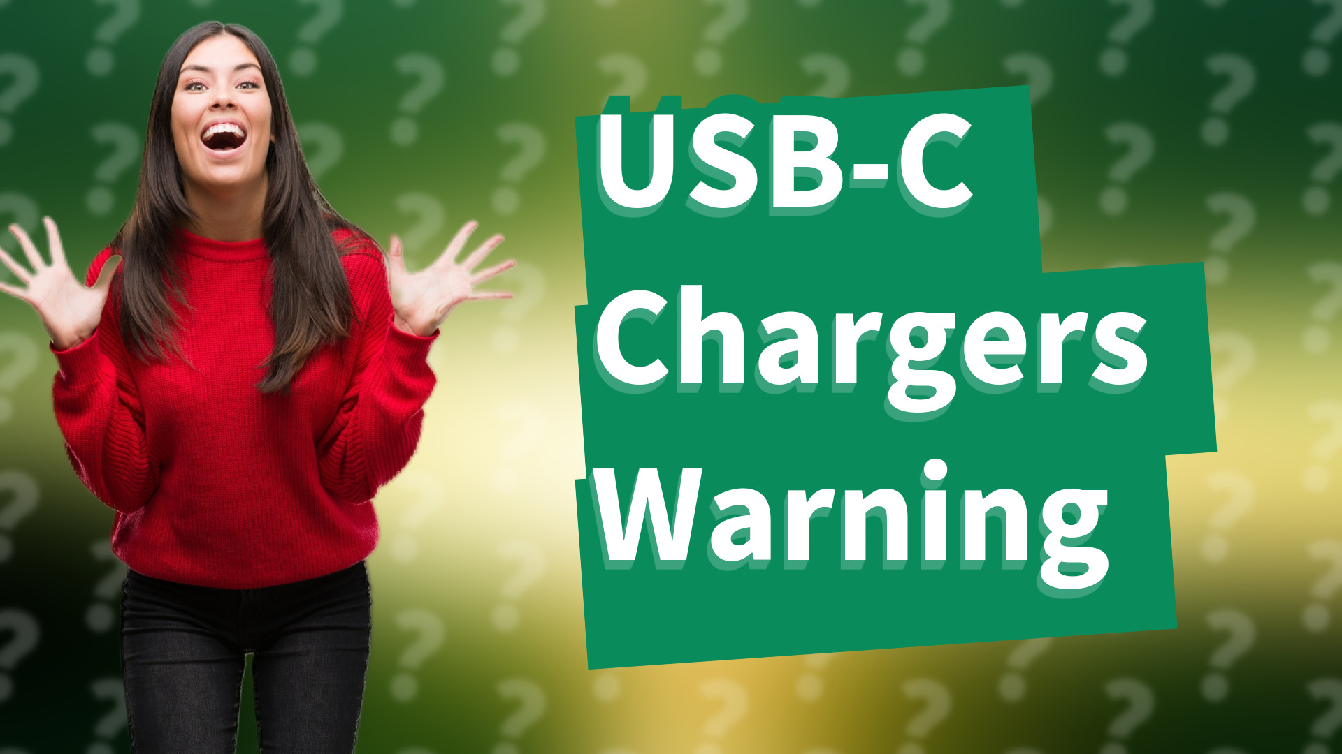 USB-C Chargers Warning