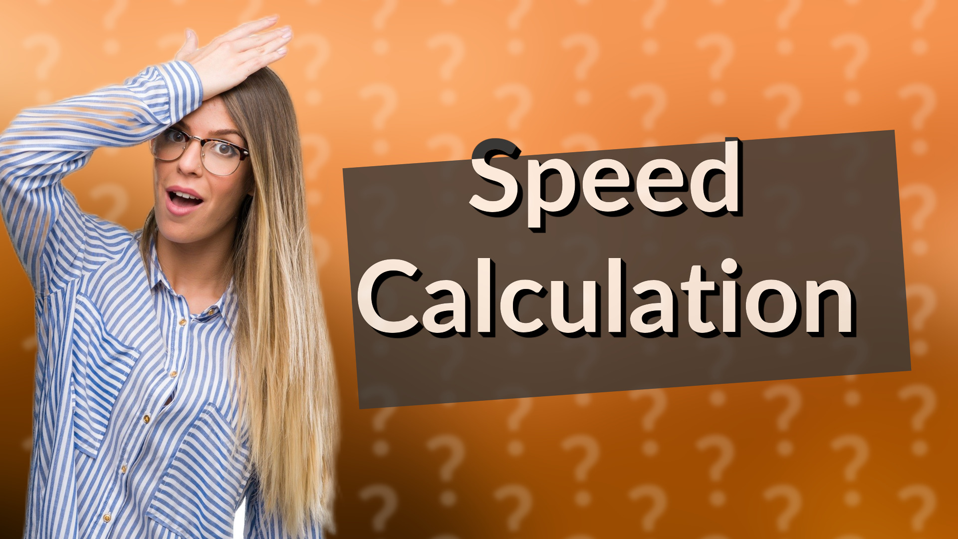 Speed Calculation