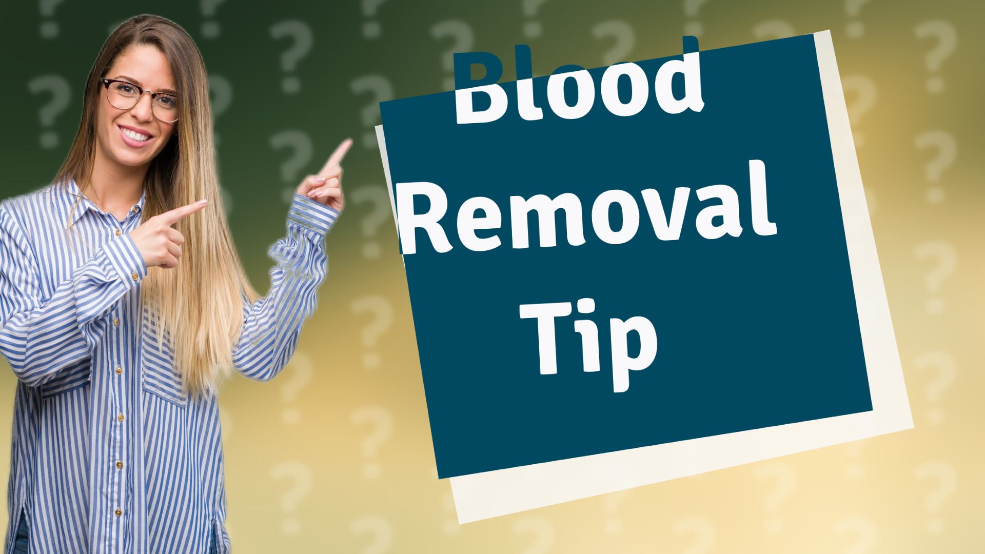 Blood Removal Tip