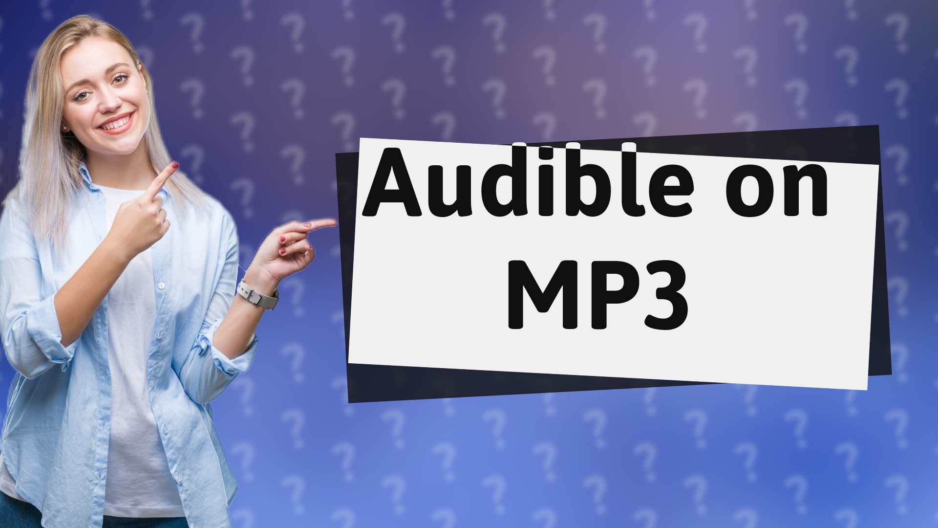 Audible on MP3