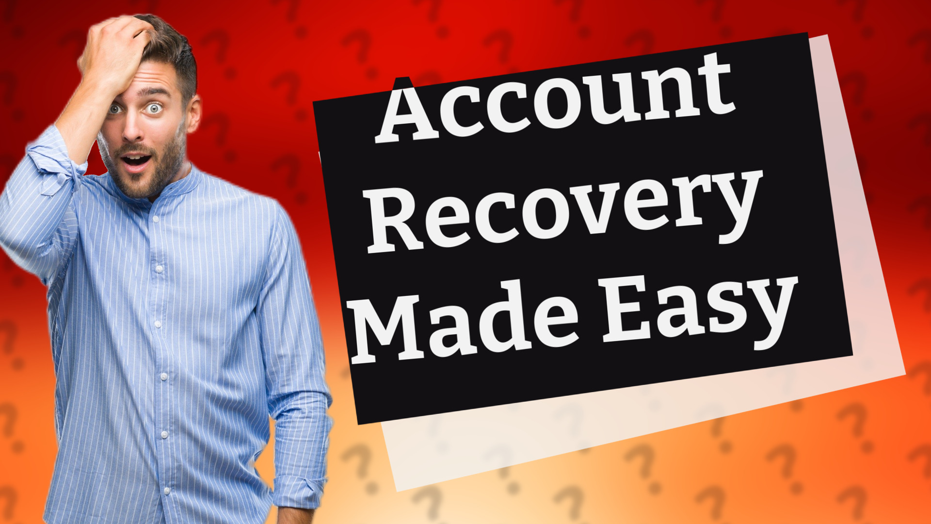 Account Recovery Made Easy