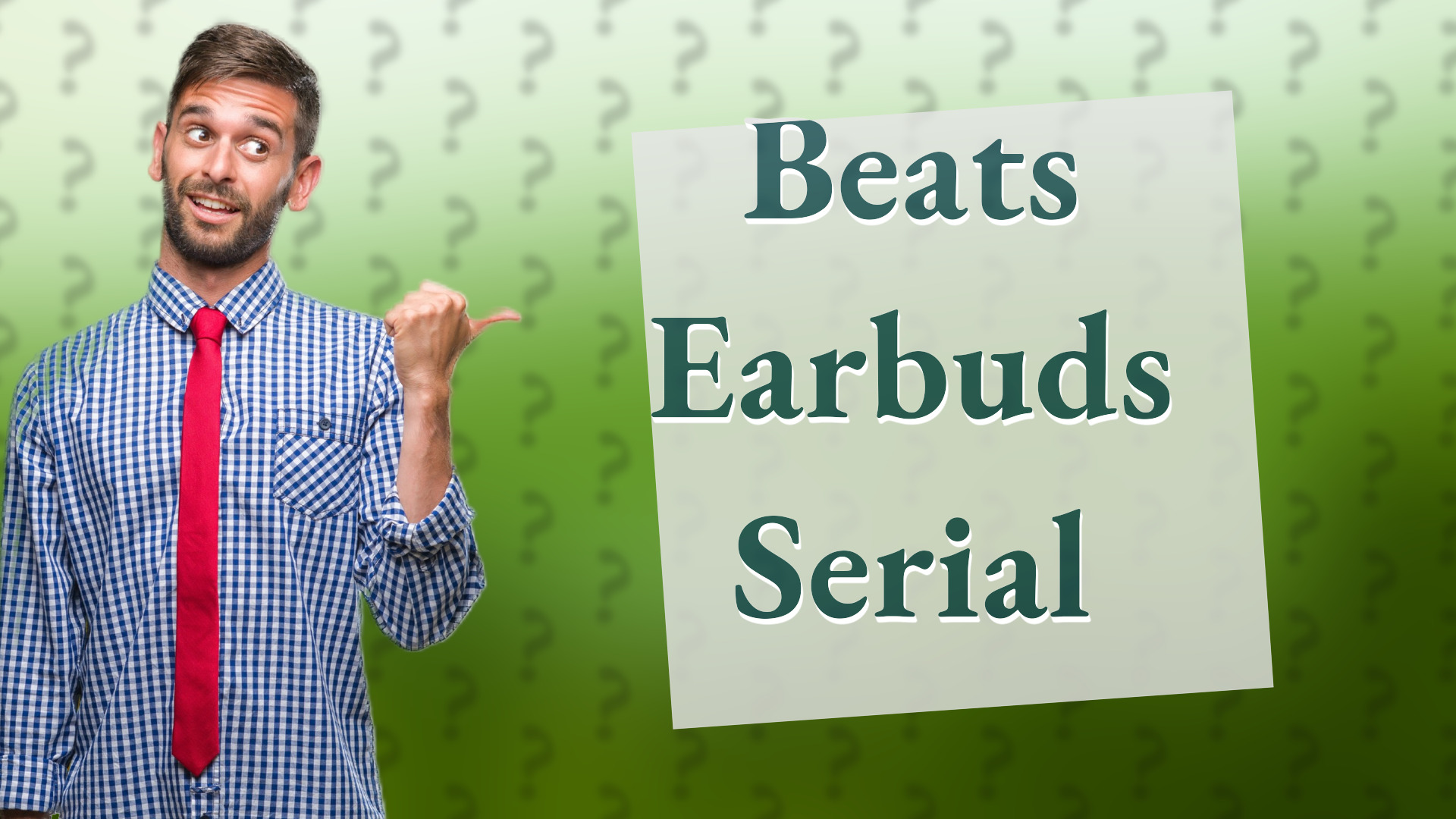 Beats Earbuds Serial