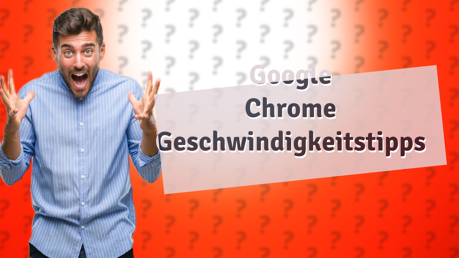 Google Chrome Geschwindigkeitstipps