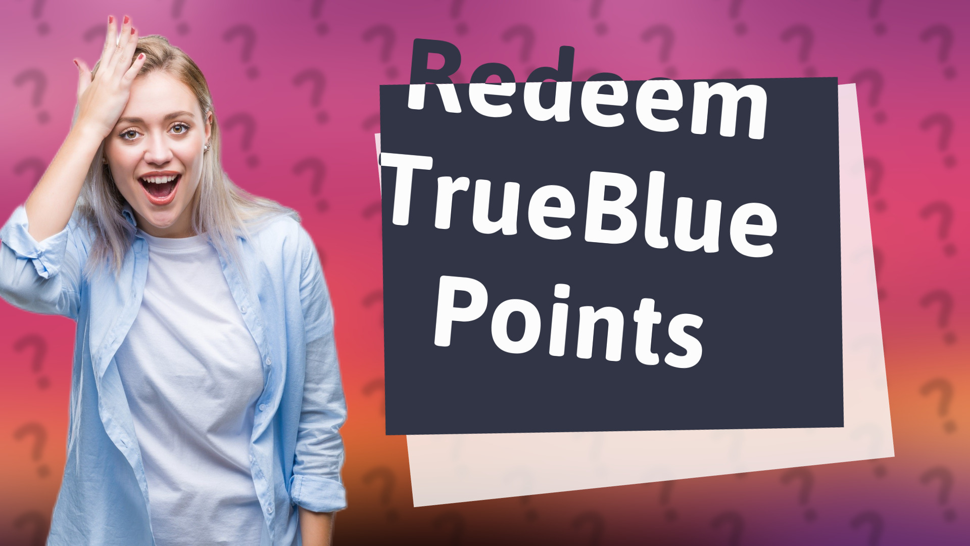 Redeem TrueBlue Points