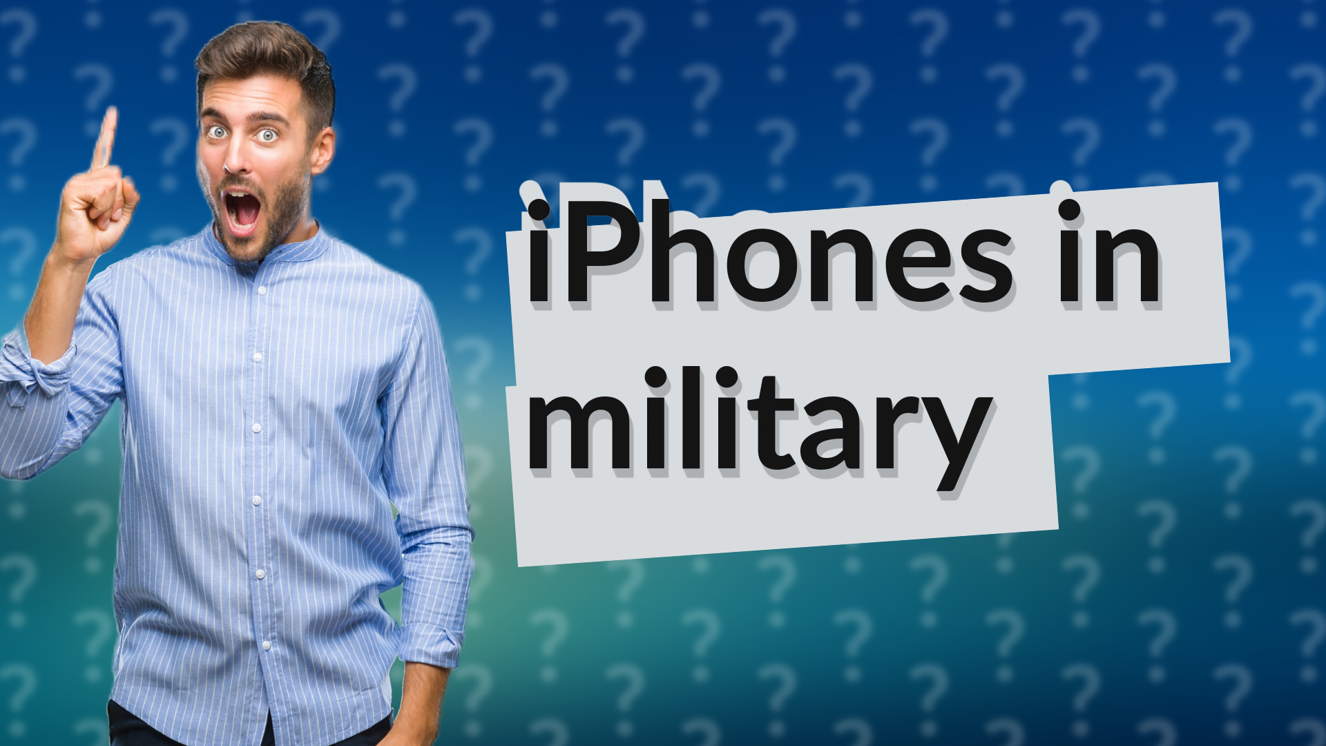 iPhones in military