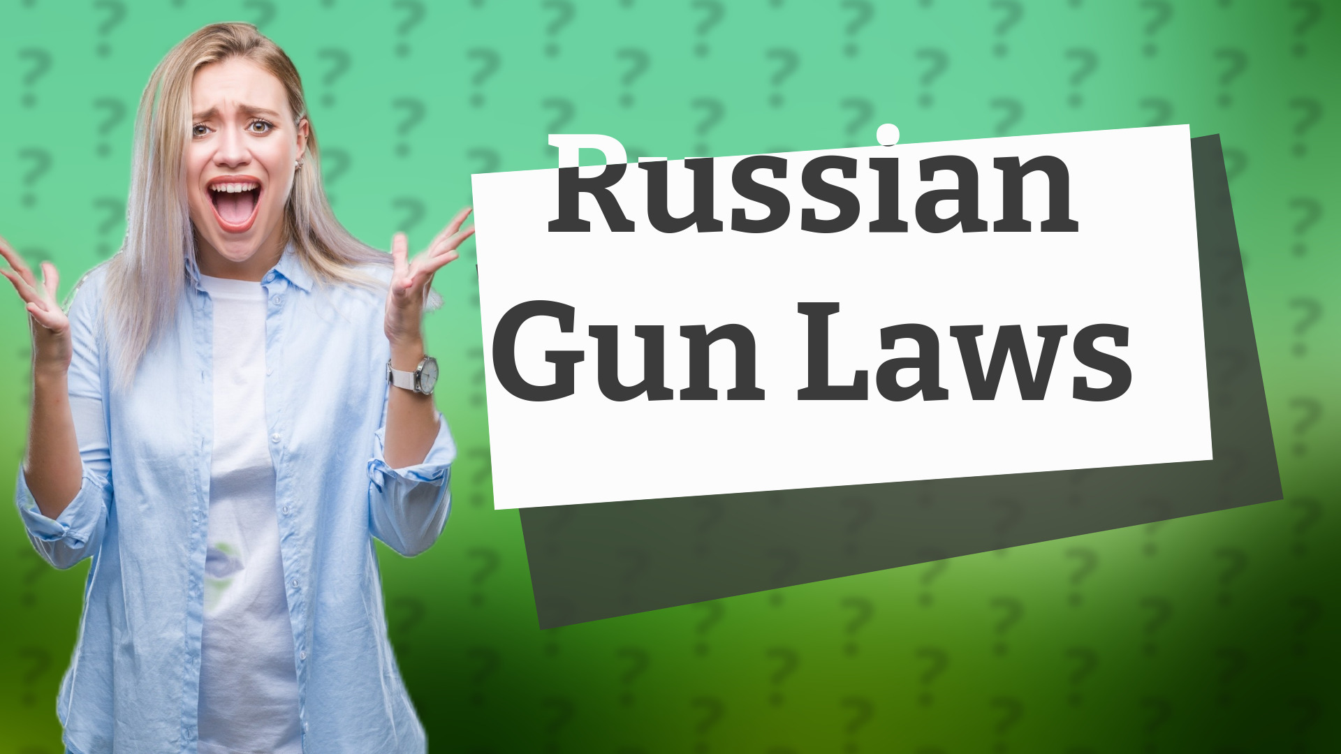 Russian Gun Laws