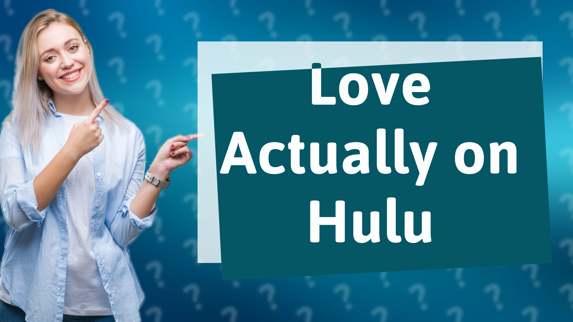 Love Actually on Hulu