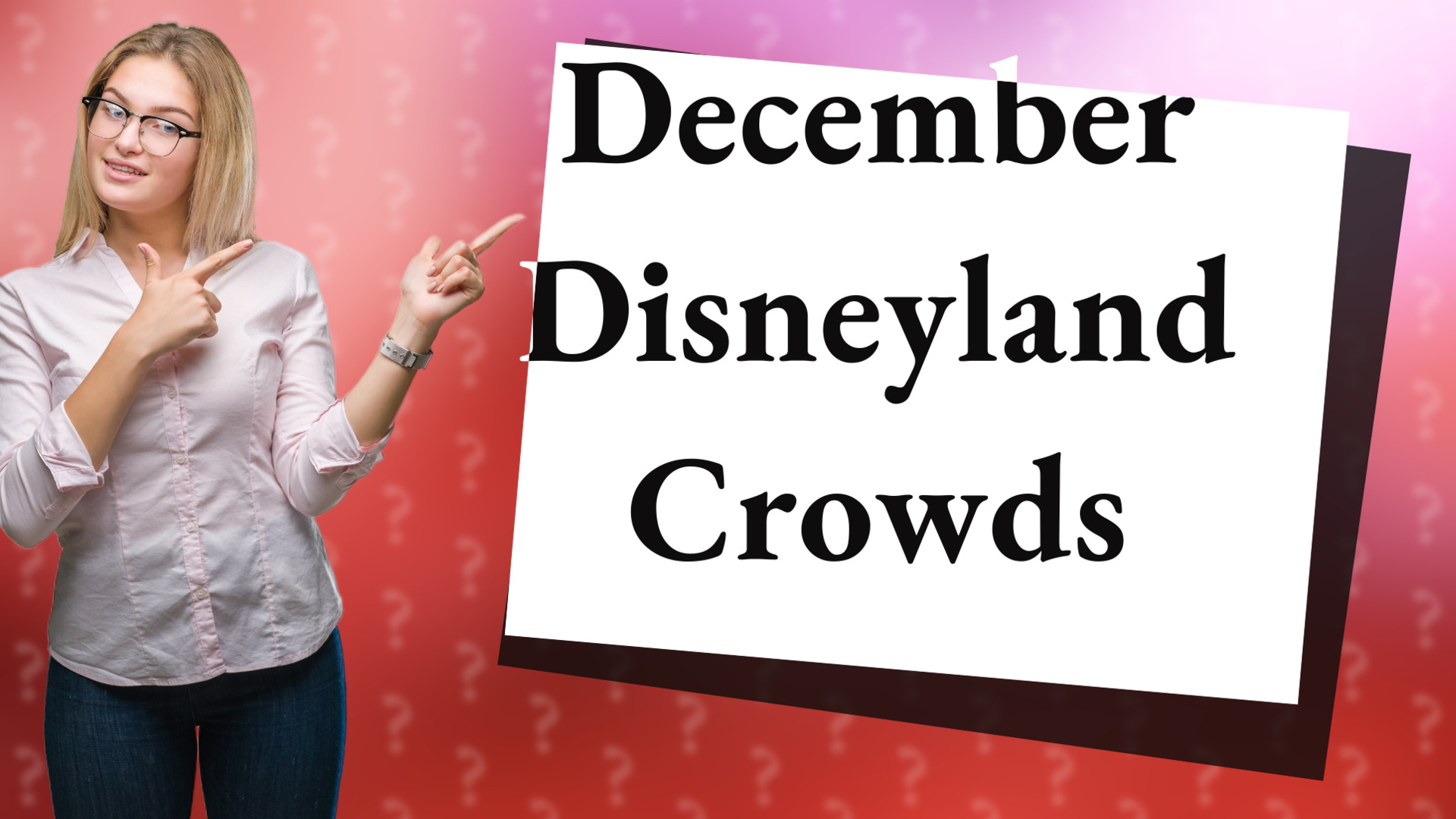 December Disneyland Crowds