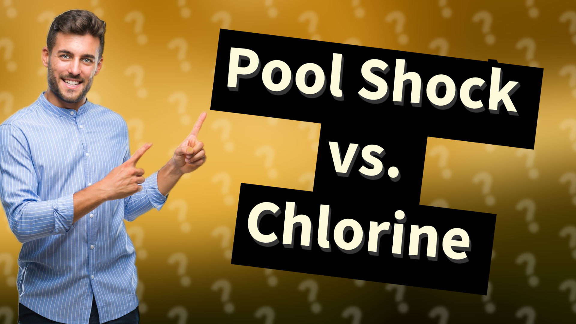 Pool Shock vs. Chlorine