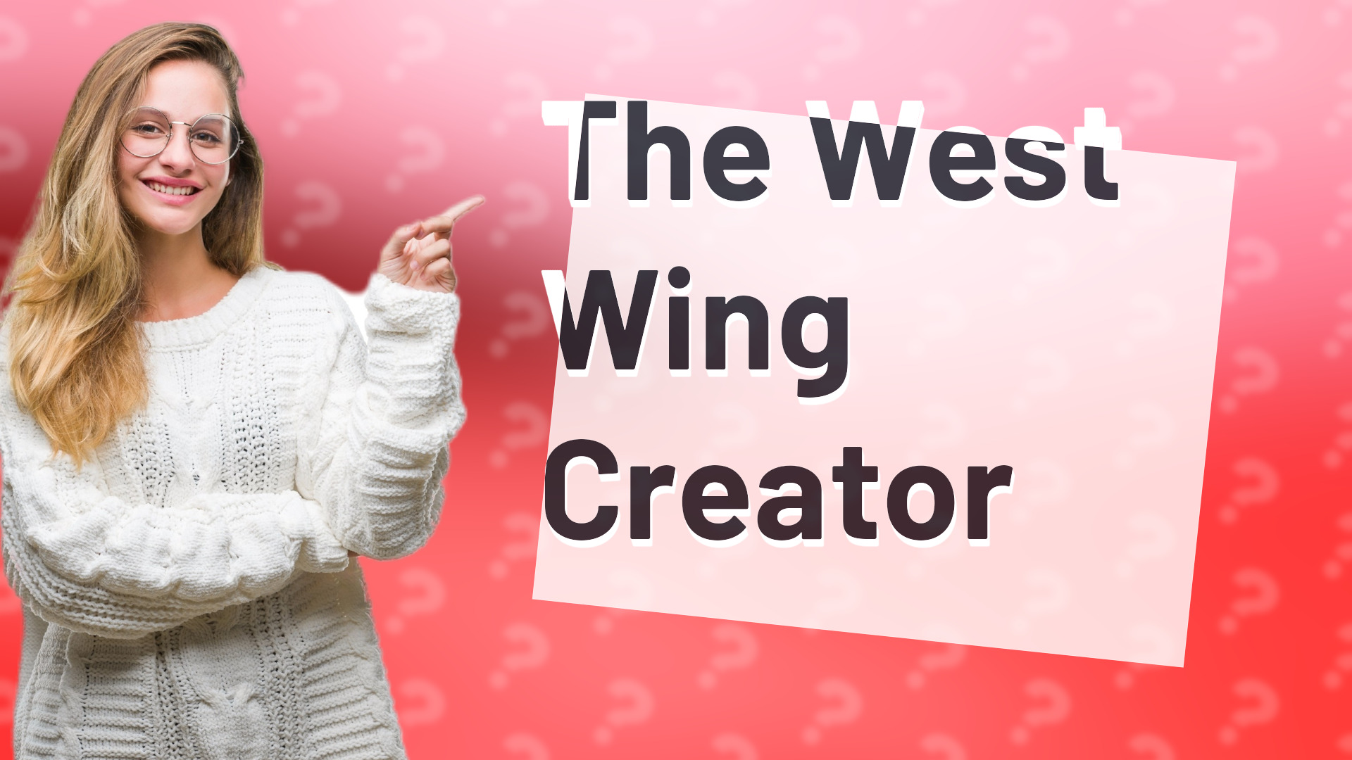 The West Wing Creator