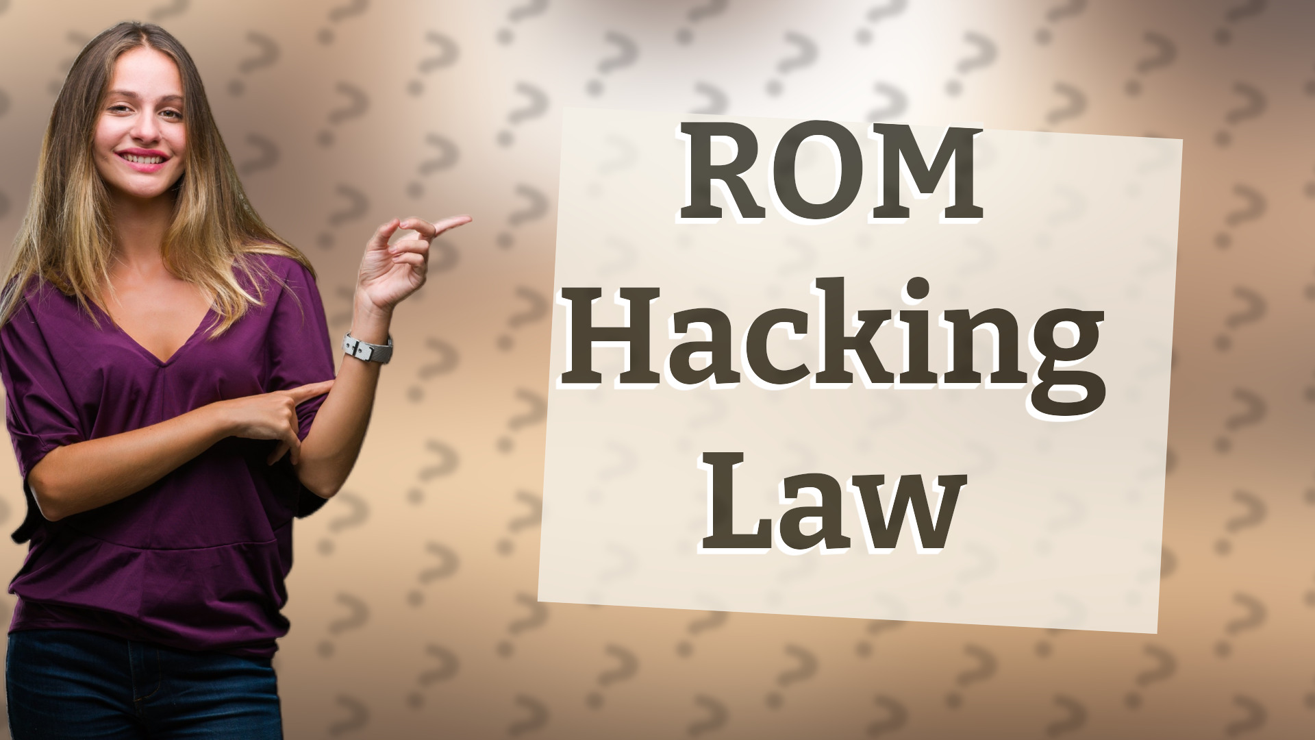 ROM Hacking Law