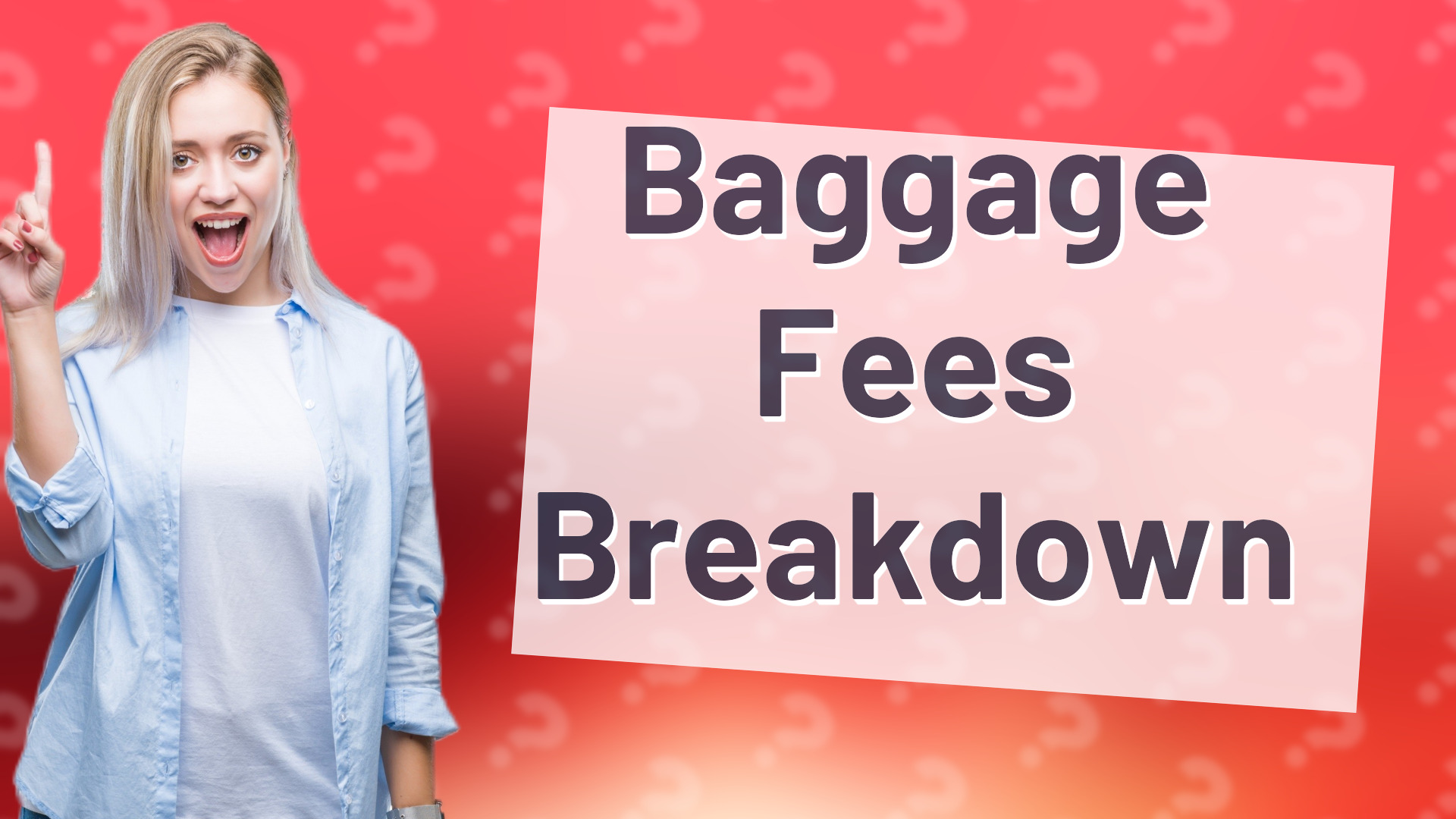 Baggage Fees Breakdown