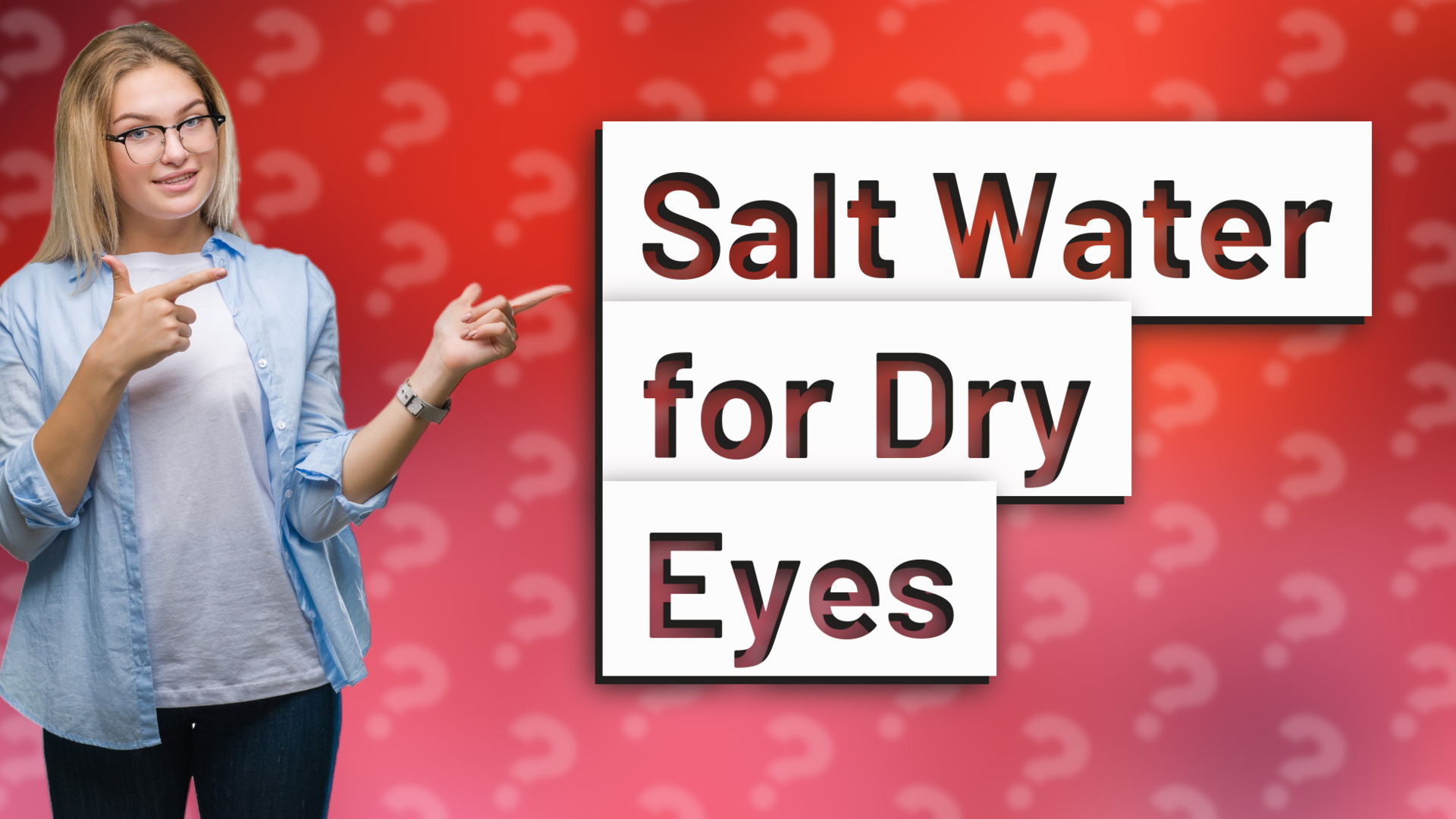 Salt Water for Dry Eyes