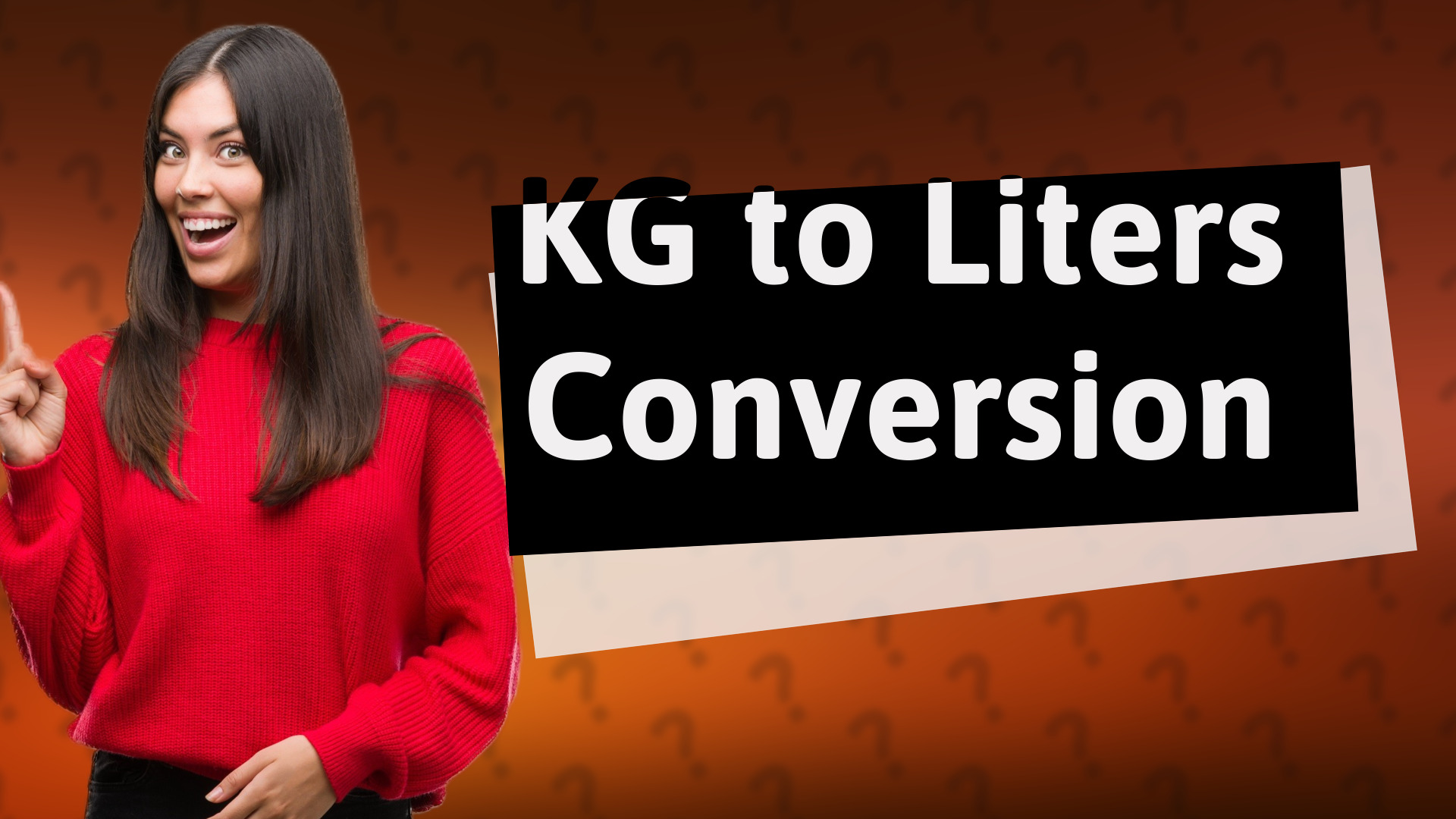 KG to Liters Conversion