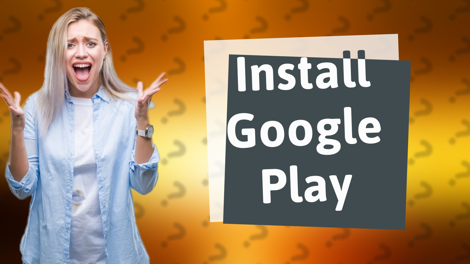 Install Google Play