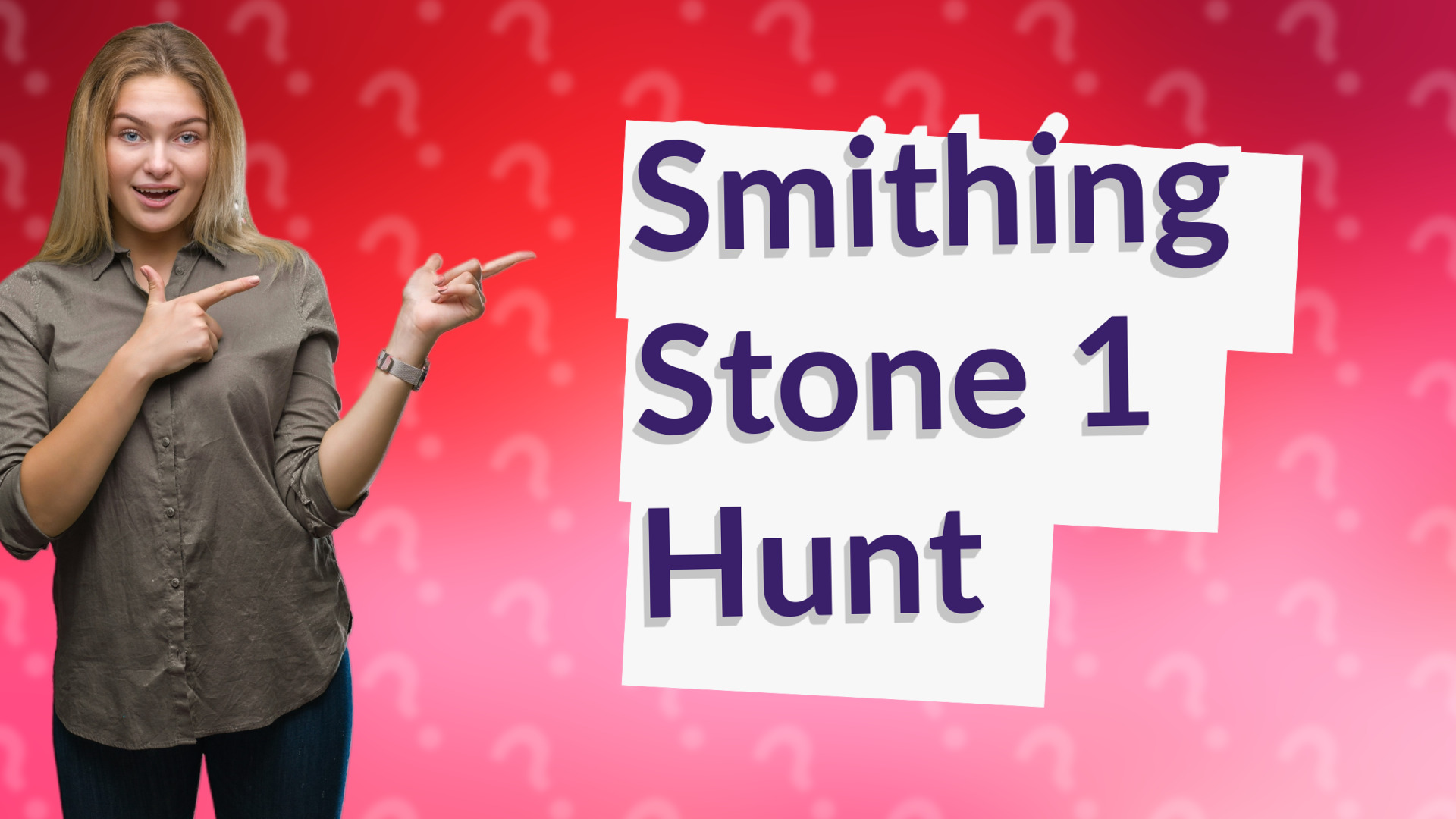 Smithing Stone 1 Hunt