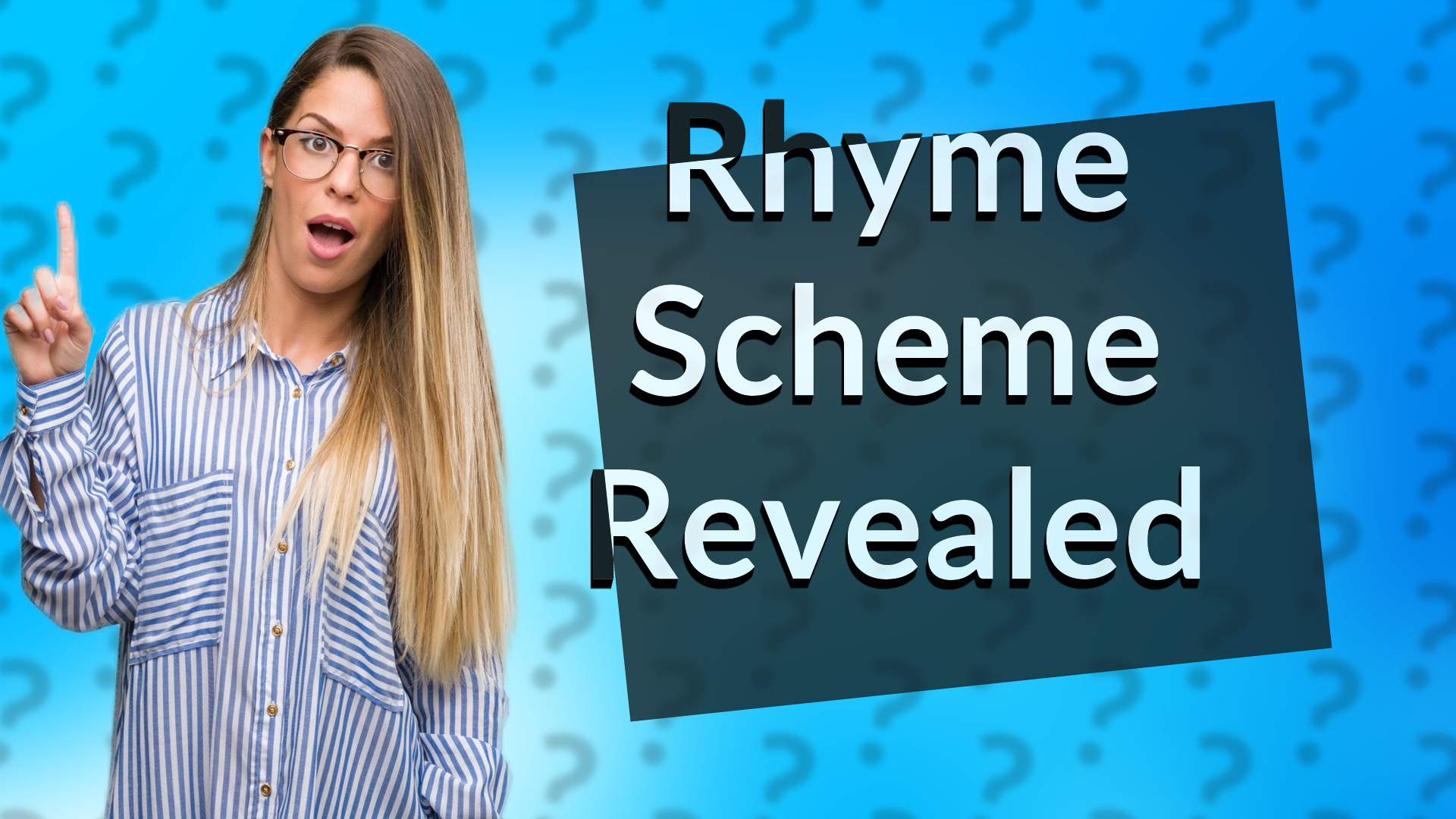 Rhyme Scheme Revealed