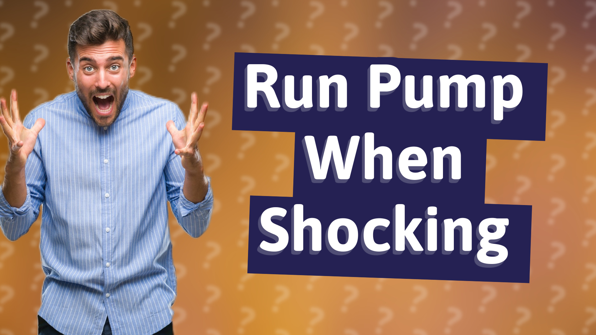 Run Pump When Shocking