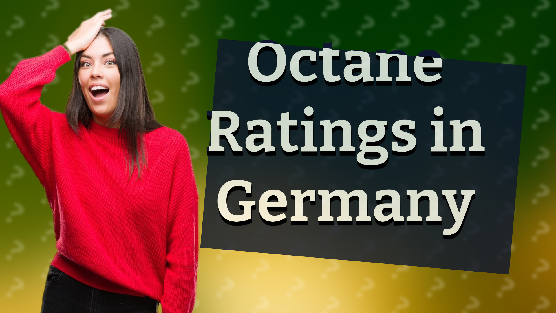Octane Ratings in Germany