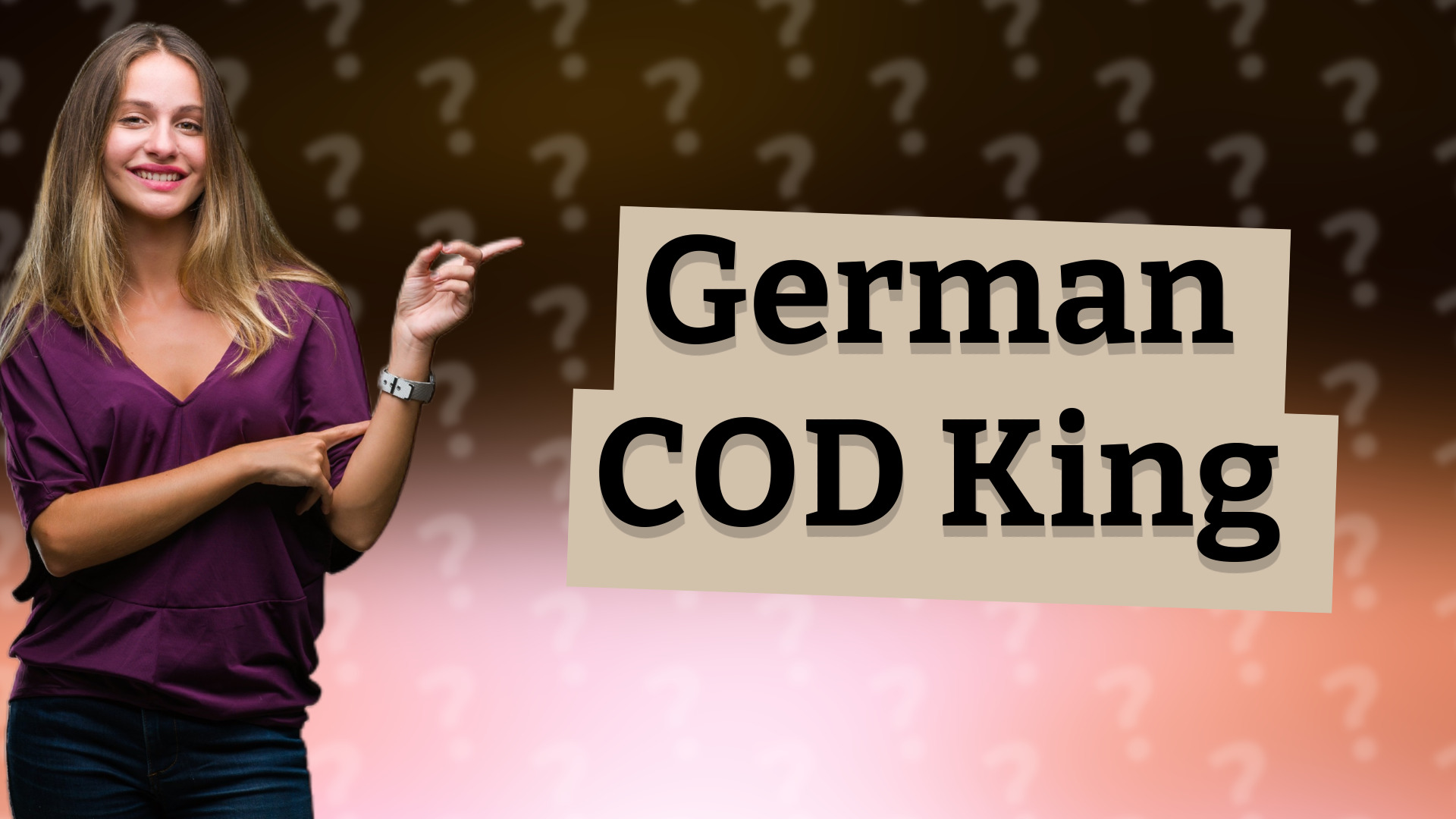 German COD King