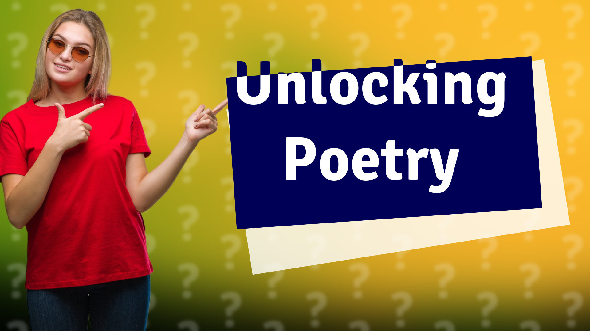 Unlocking Poetry