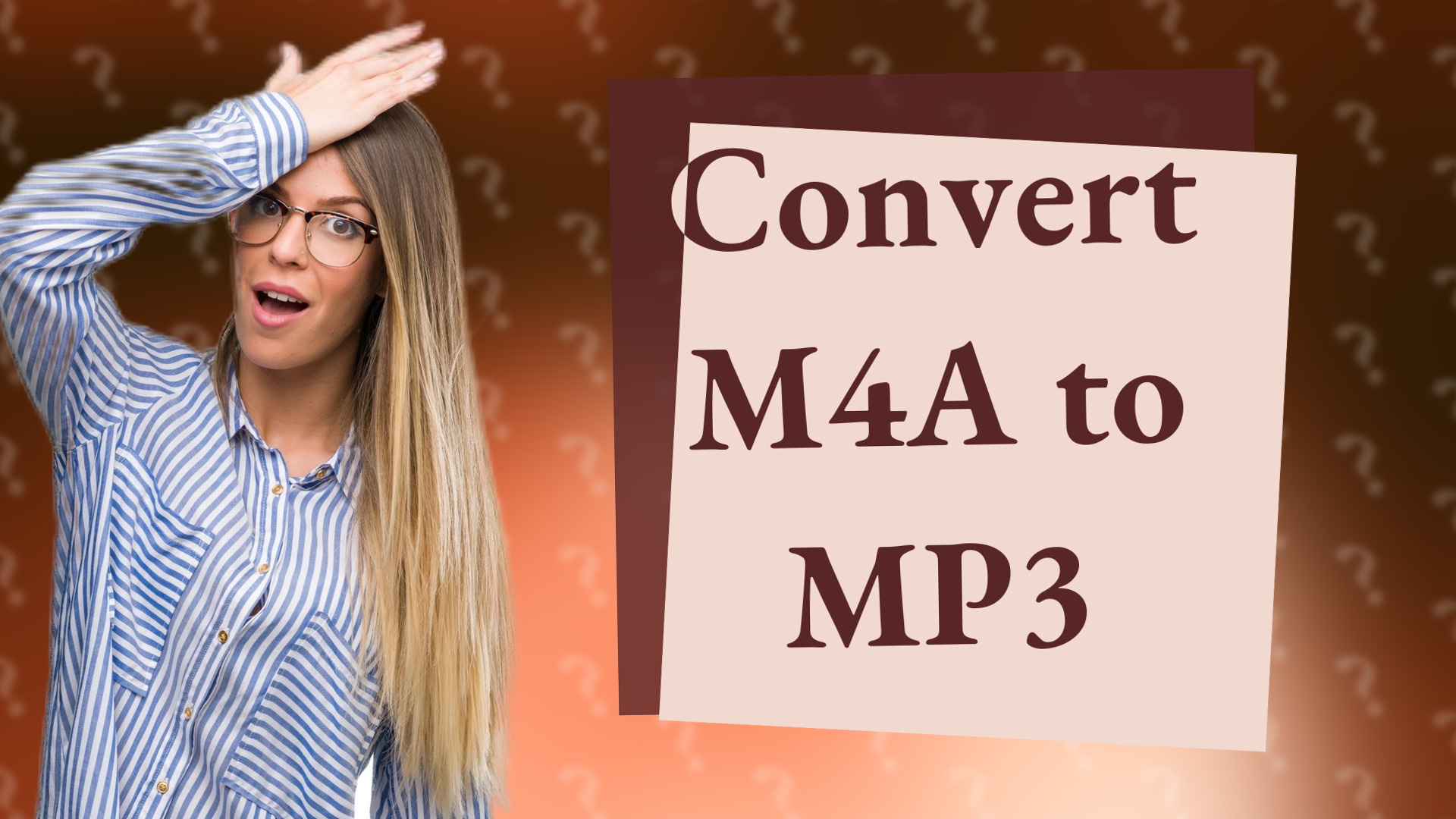 Convert M4A to MP3