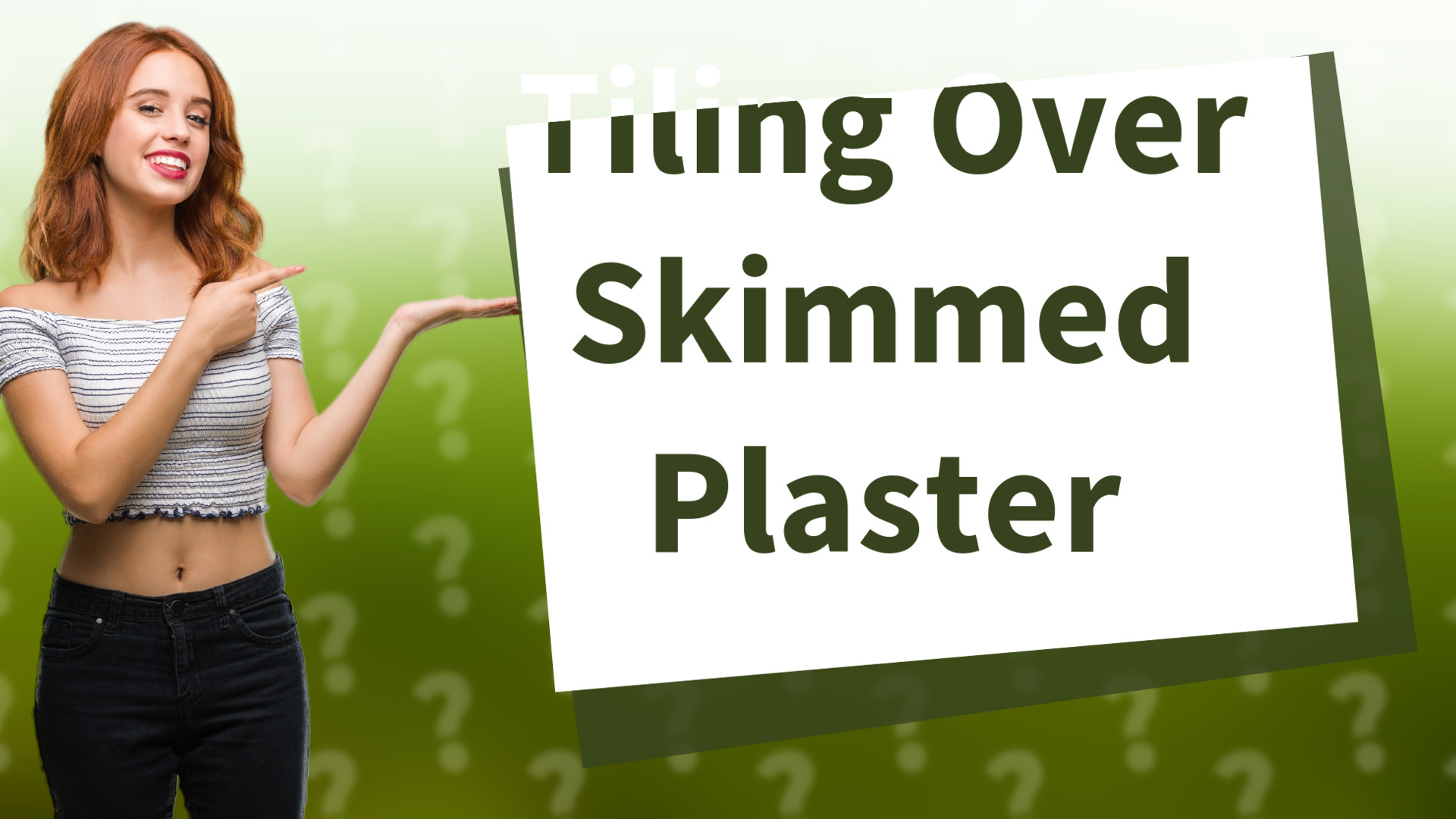 Tiling Over Skimmed Plaster