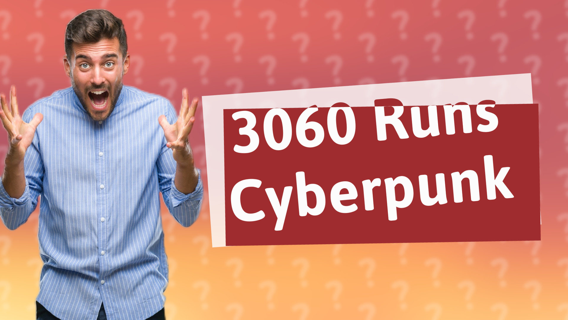 3060 Runs Cyberpunk
