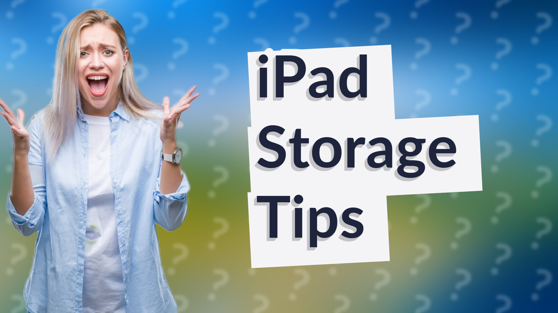 iPad Storage Tips
