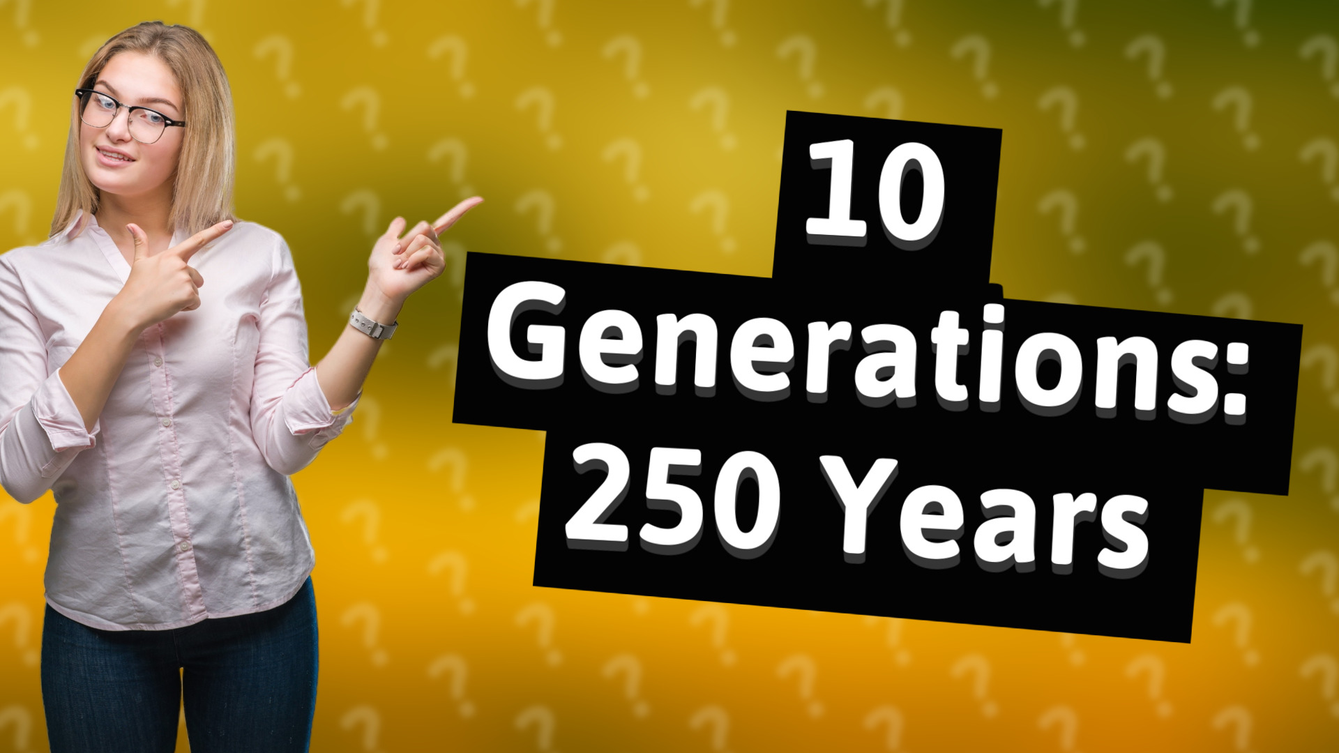 10 Generations: 250 Years
