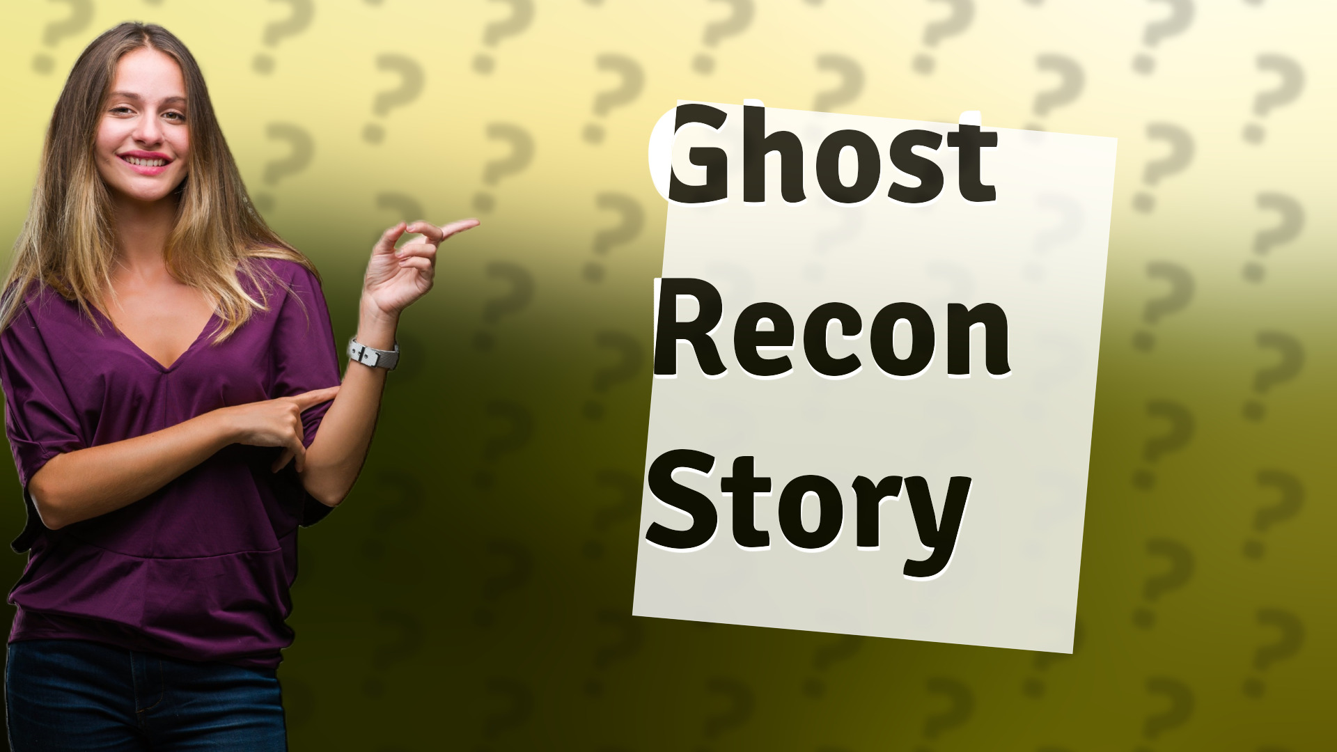 Ghost Recon Story