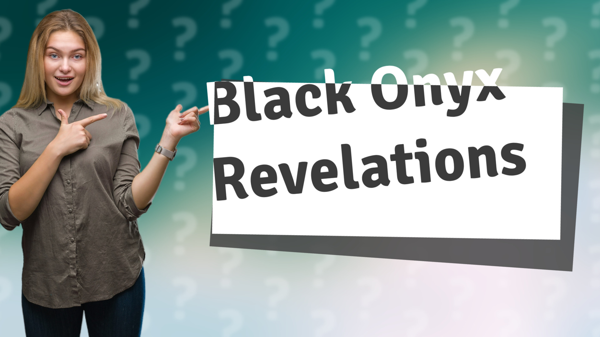 Black Onyx Revelations