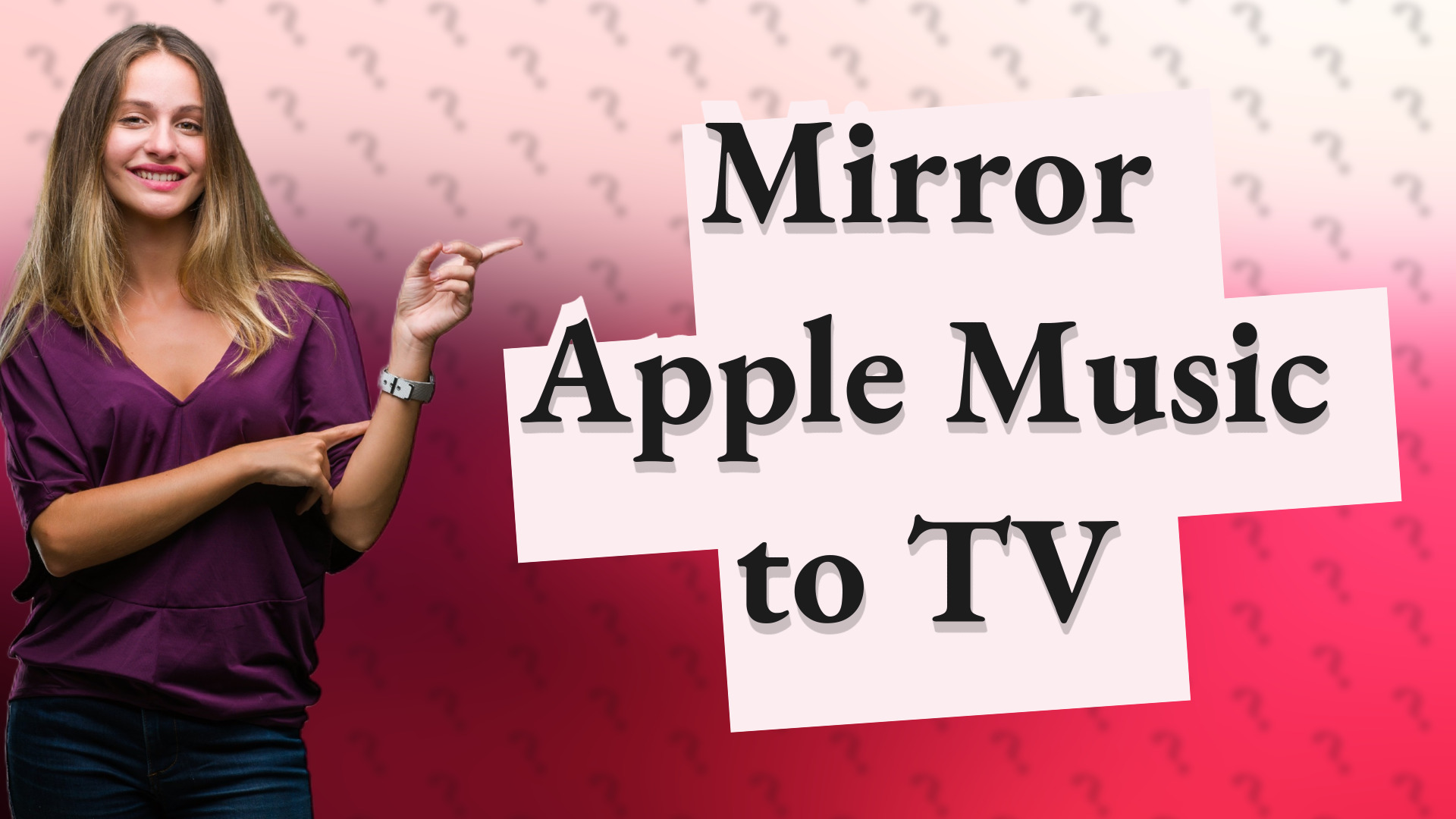 Mirror Apple Music to TV