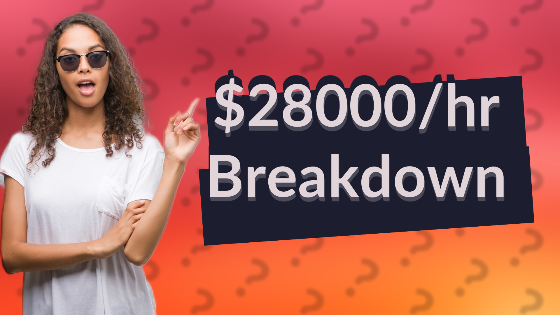$28000/hr Breakdown