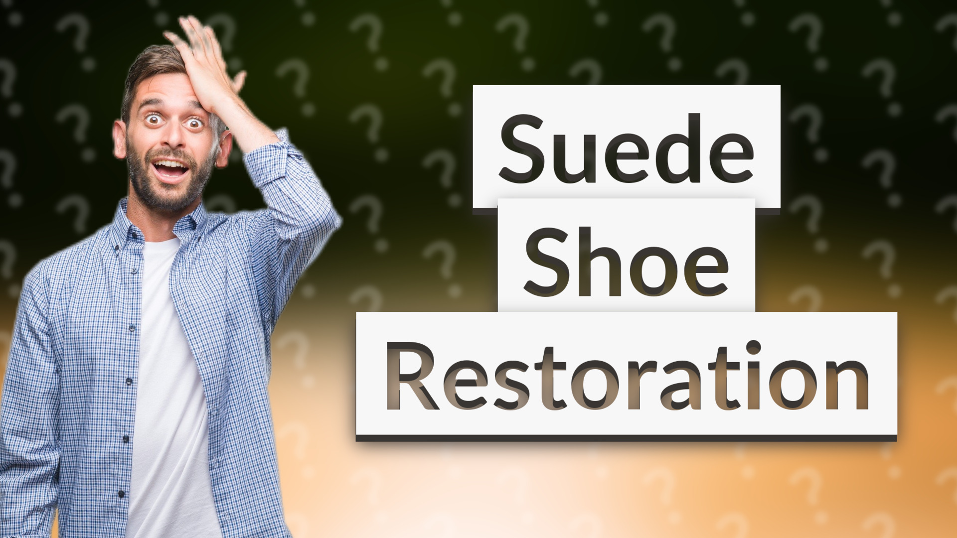 Suede Shoe Restoration