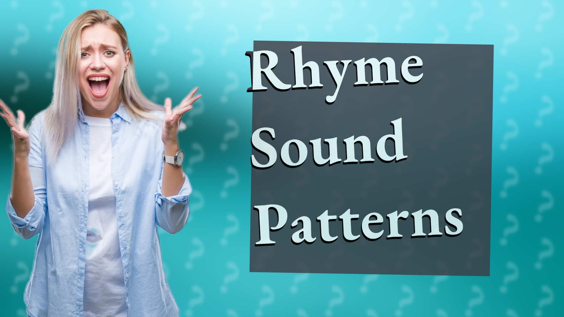 Rhyme Sound Patterns