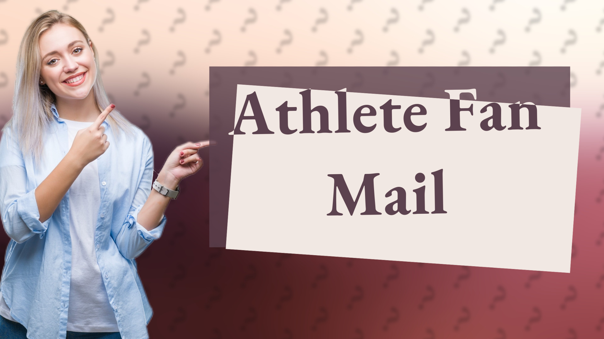 Athlete Fan Mail