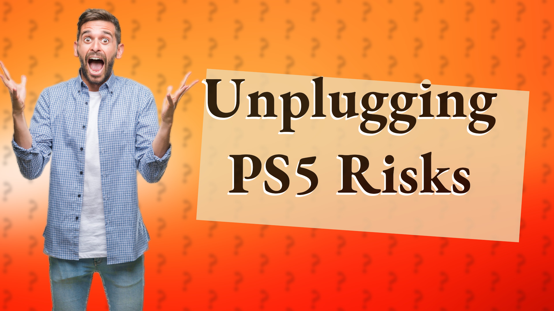 Unplugging PS5 Risks