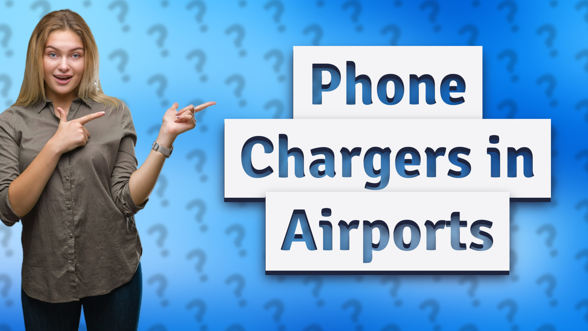 Phone Chargers in Airports