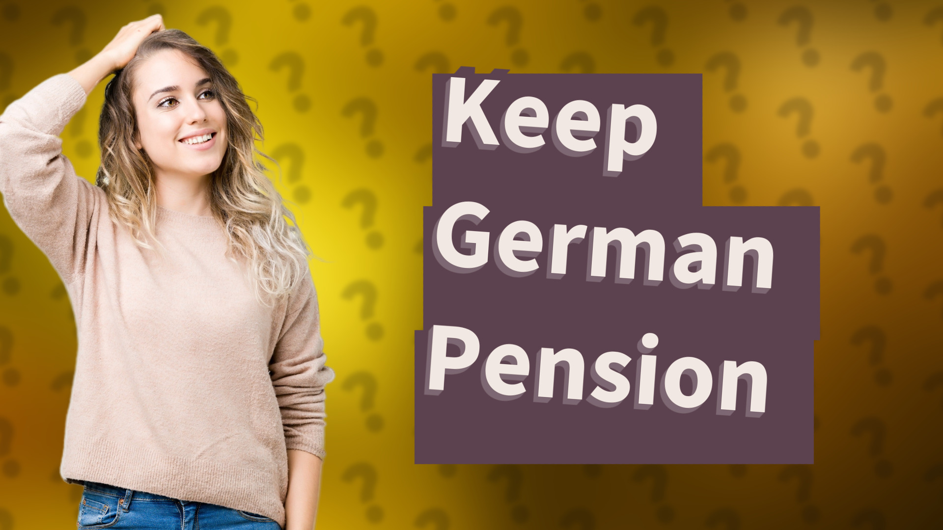 Keep German Pension